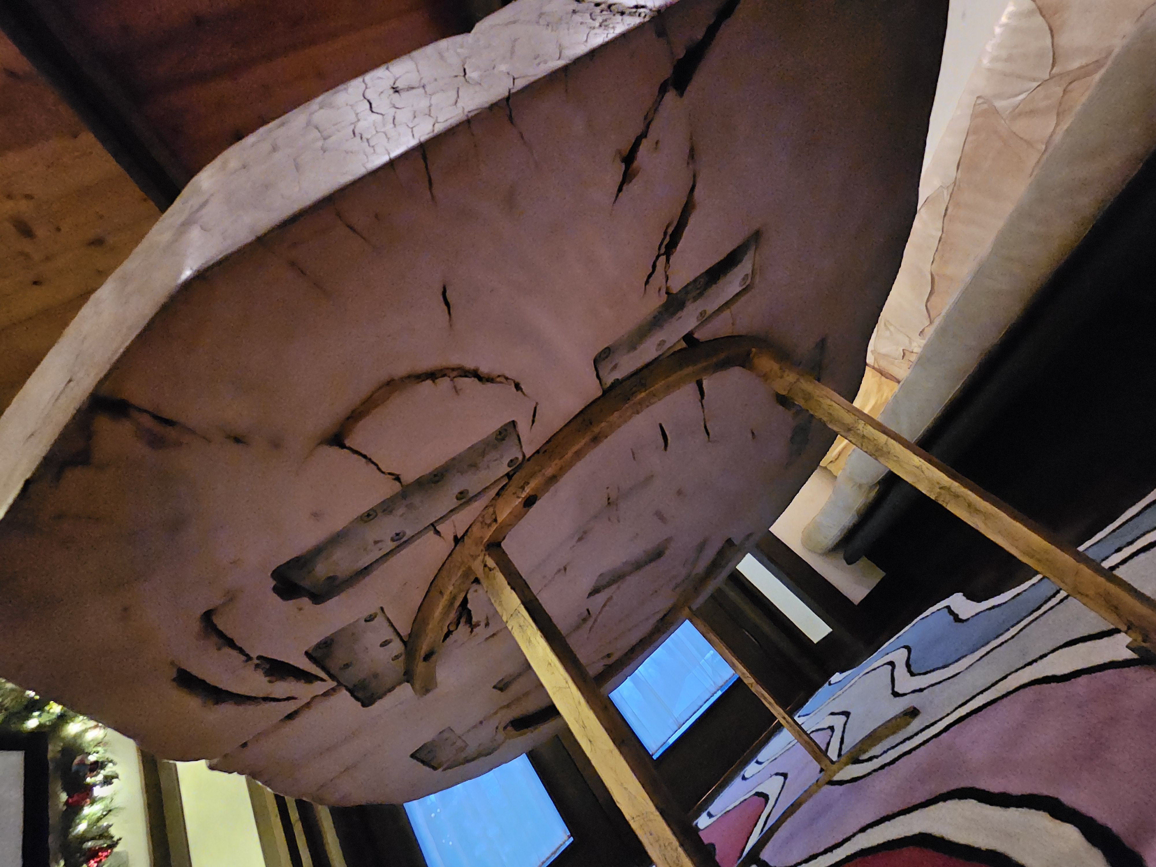 Live Edge Dining Table - Underside