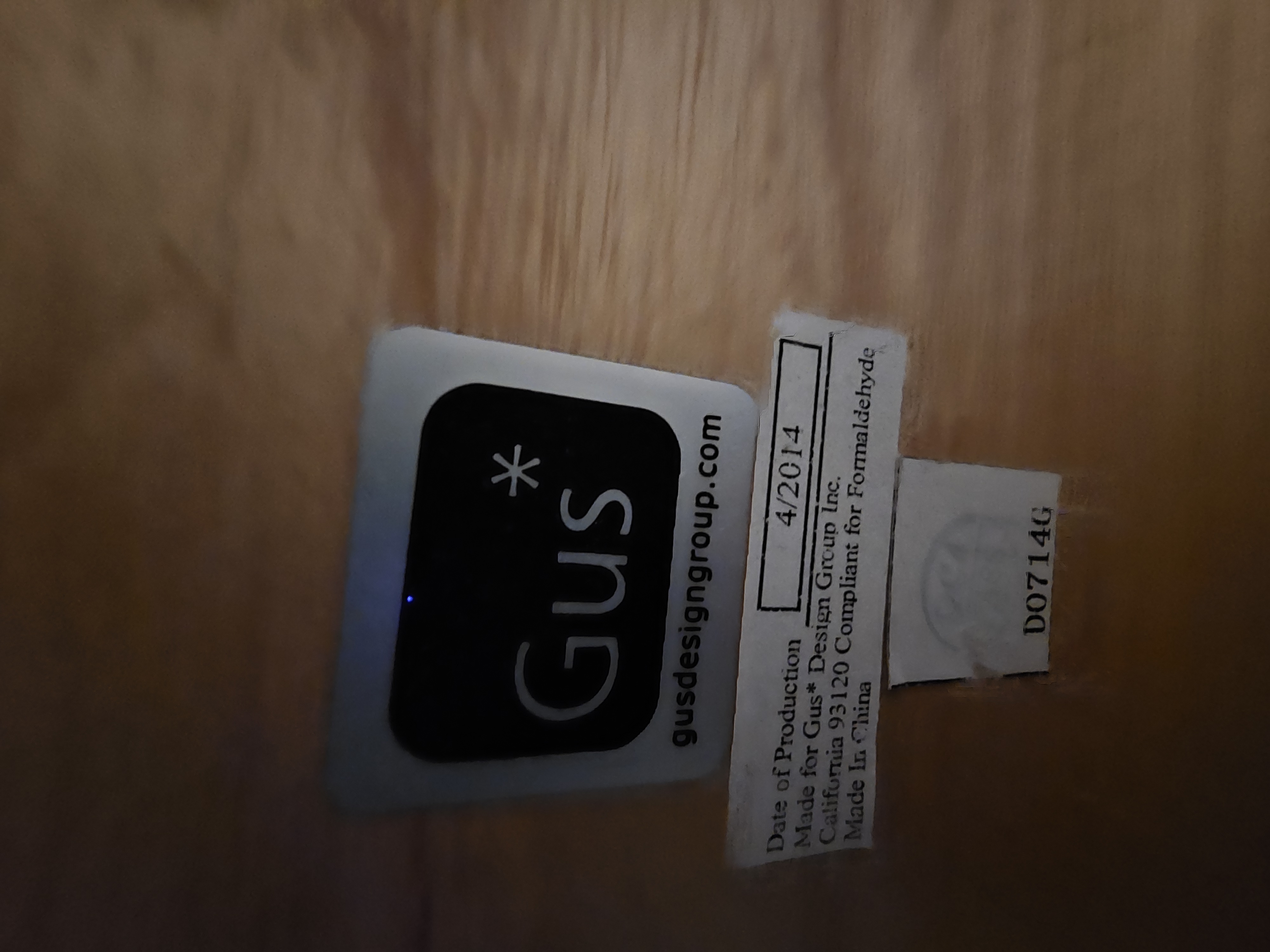 Gus Modern Standley Console - Label