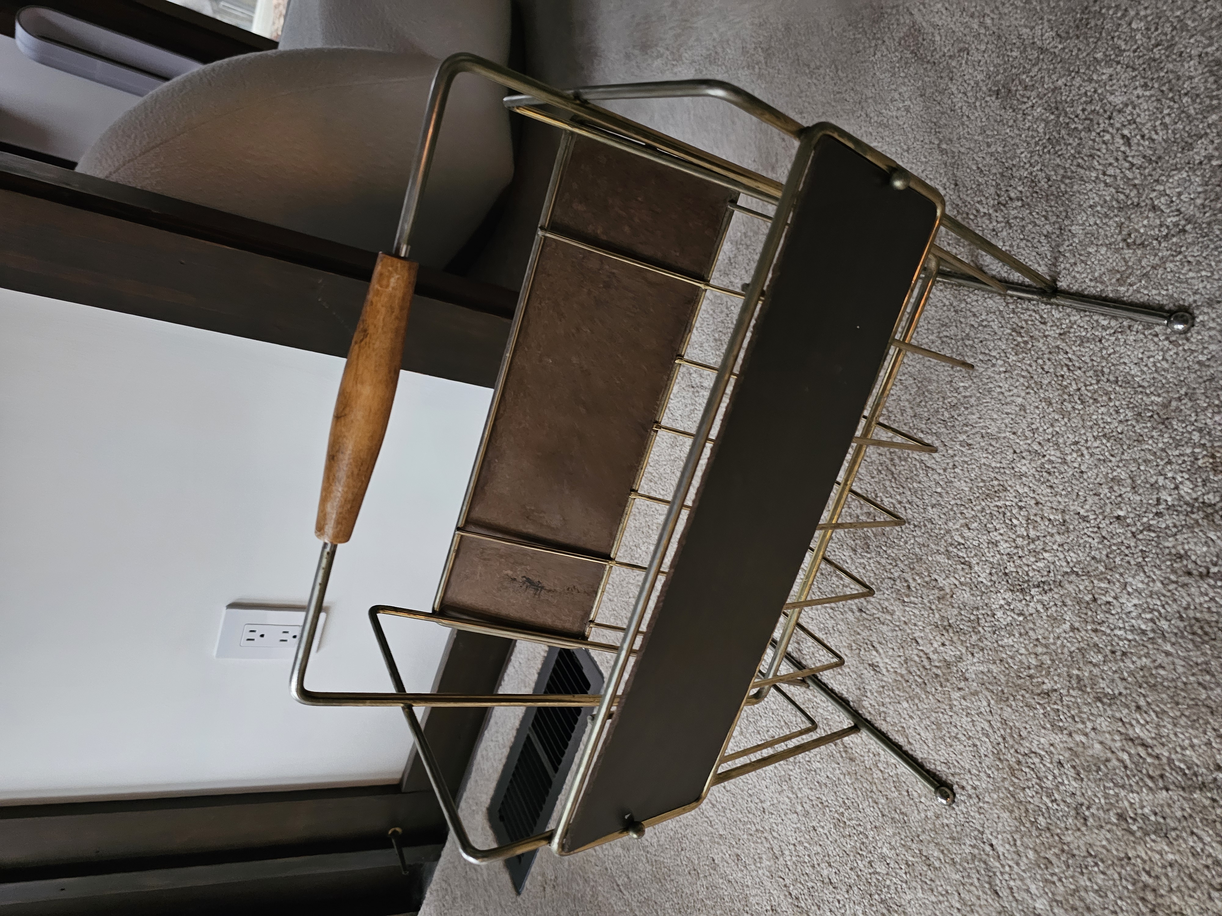 Vintage Magazine Rack - Front