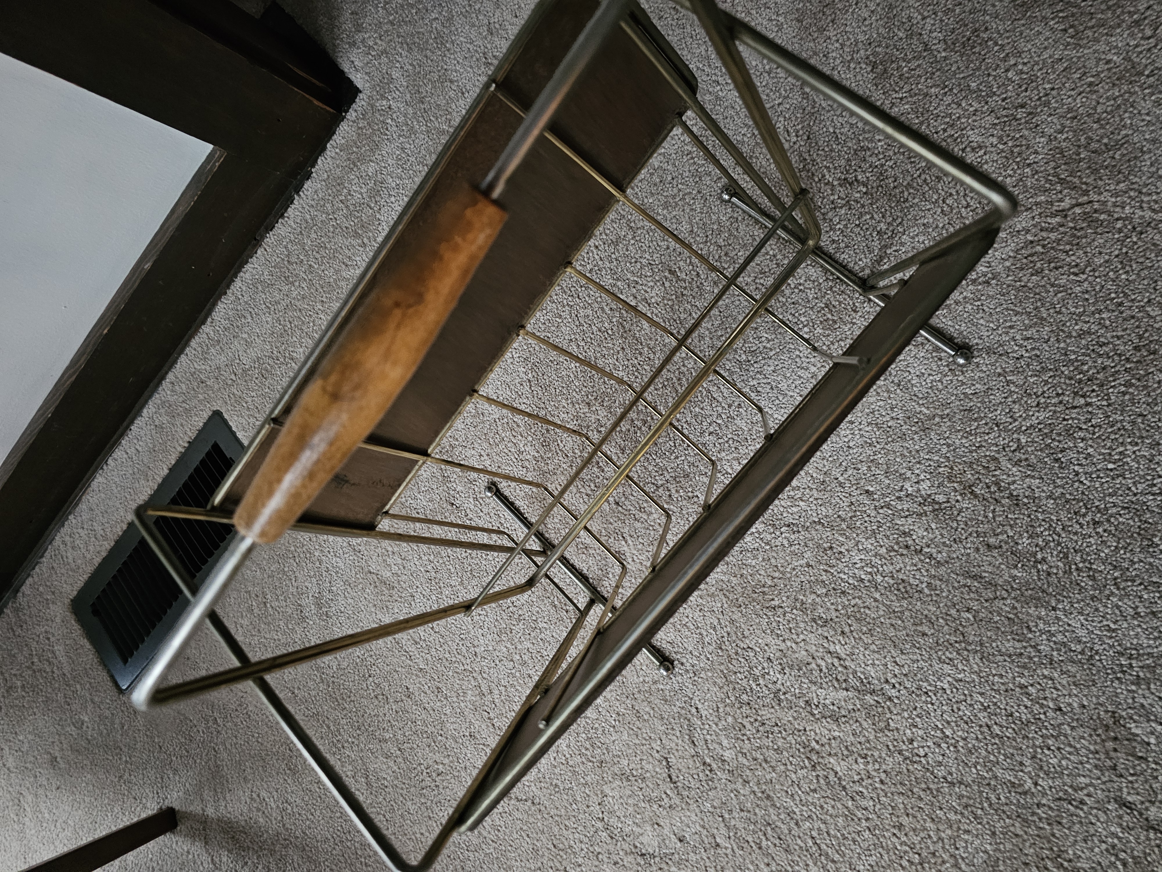 Vintage Magazine Rack - Side